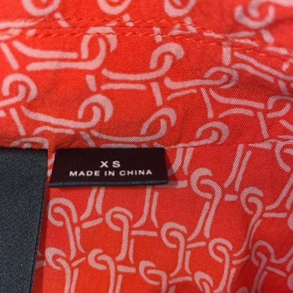 Anthropologie Coral Printed Midi Dress - Picture 13 of 14